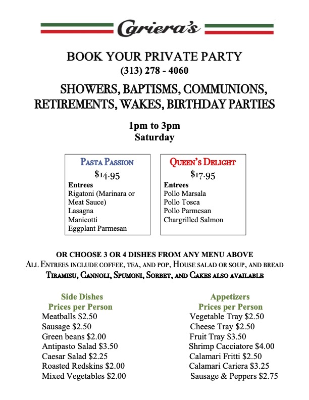 private party flyer
