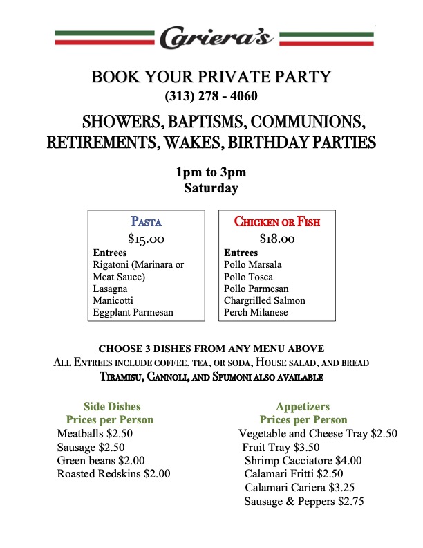 rev private party flyer