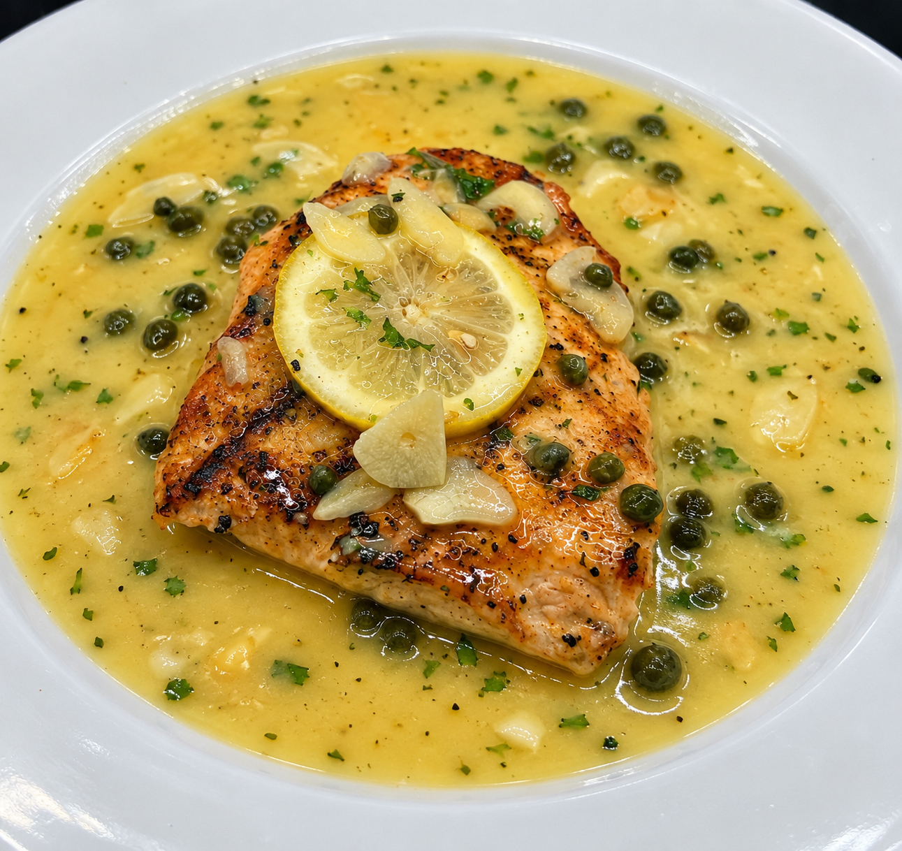 Cariera's fish entrée