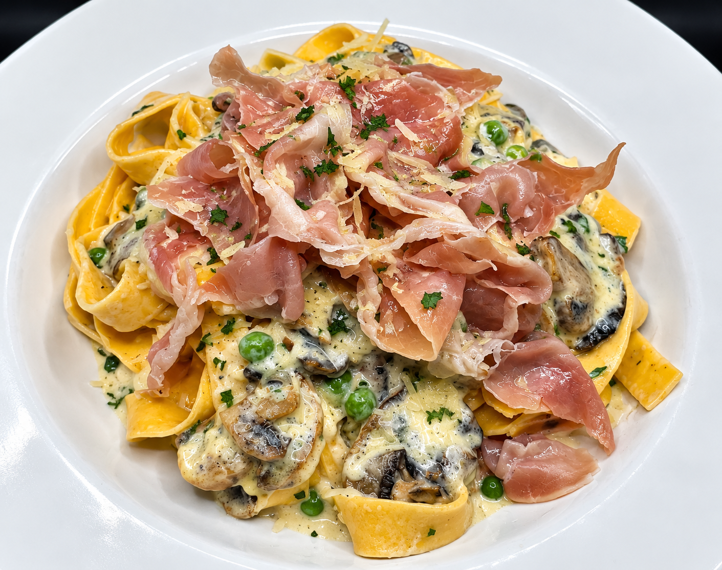 Cariera's prosciutto pasta