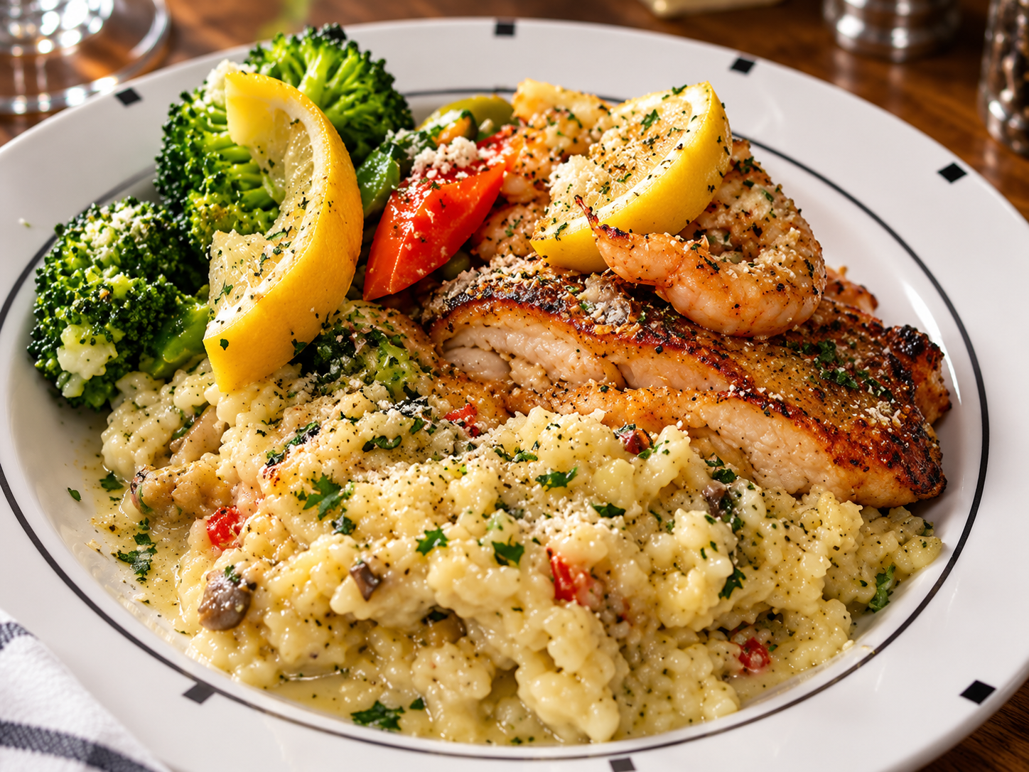 Salmon dinner