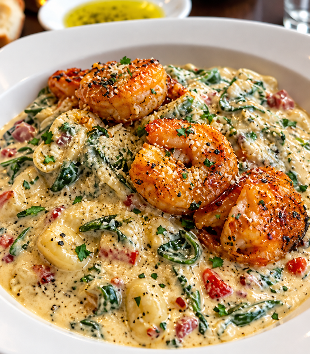Shrimp Florentine
