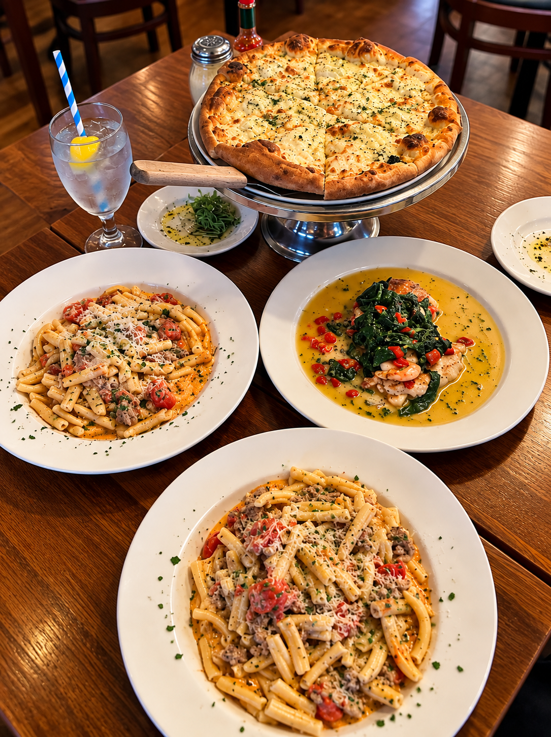 Italian table spread